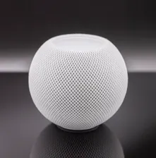 HomePod Mini (yellow, orange, blue) product photograph